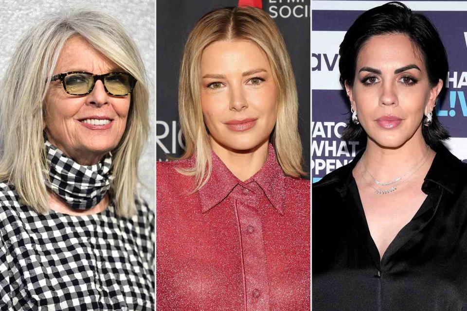 <p>Getty(3)</p> Diane Keaton, Ariana Madix and Katie Maloney