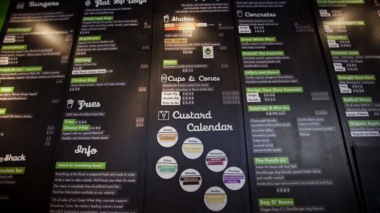 shake shack menu