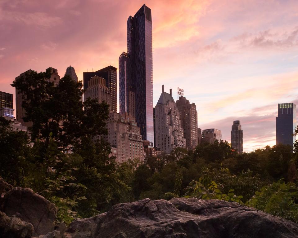 One57, overlooking Central Park South.