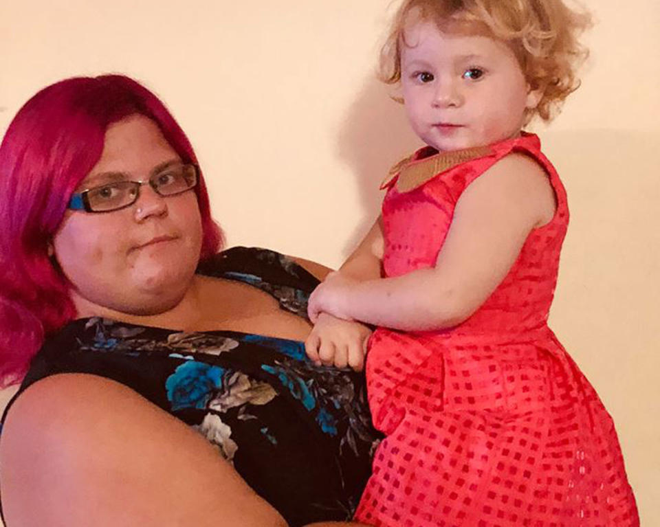 Queensland mum Danielle Starrett has revealed her horror on discovering her little girl Lilly had suffered a stroke. Source: Supplied