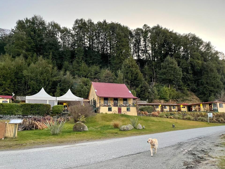 The main building of the Kinloch Wilderness Retreat.