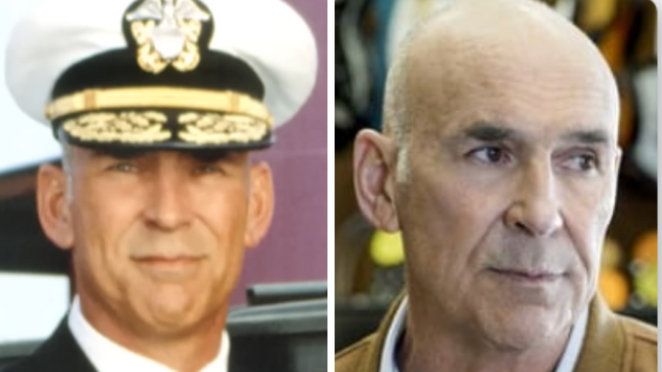 John M. Jackson Left: 1990s; Right: 2017