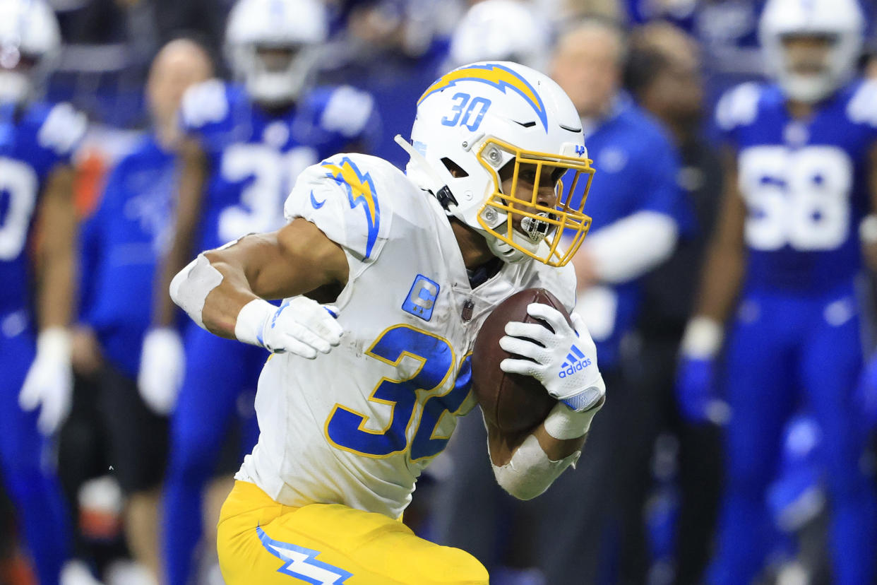 Austin Ekeler continued to showcase why he's such a fantasy superstar. (Photo by Justin Casterline/Getty Images)