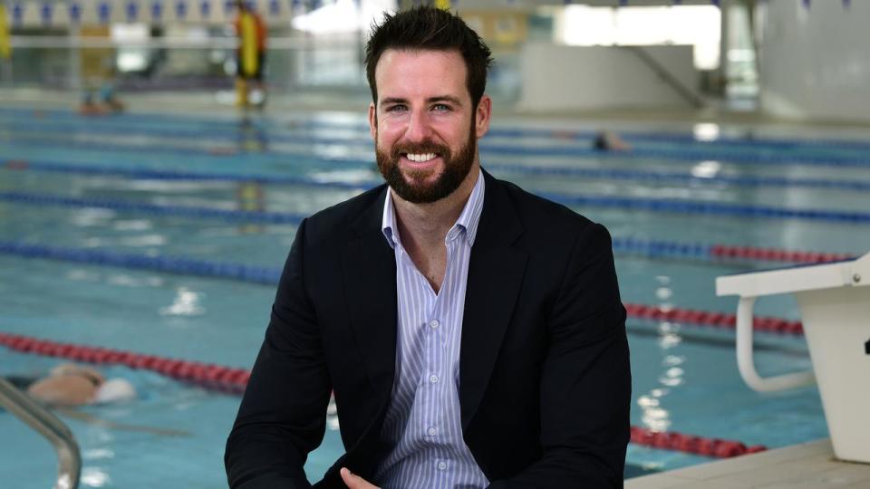 已退役的澳洲游泳名將馬格努森(James Magnussen)。 (網路圖片)