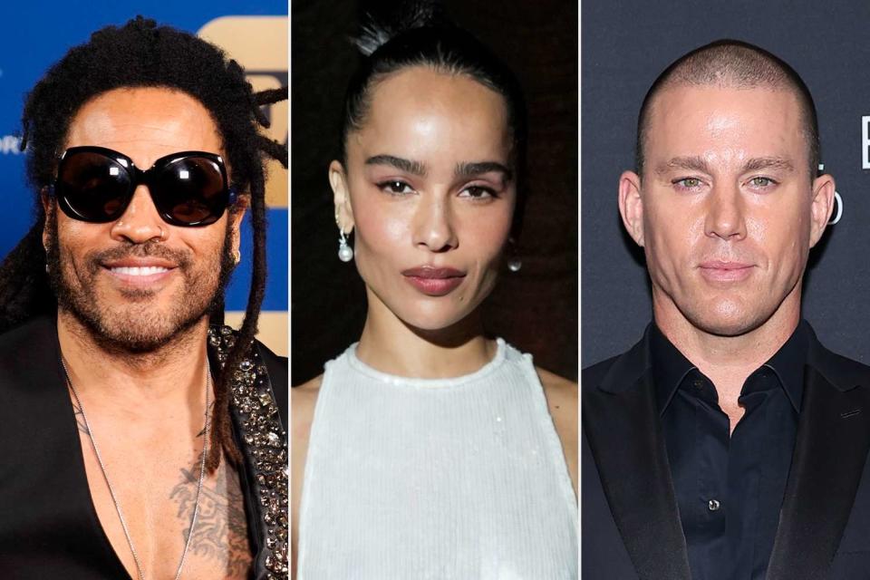 <p>Presley Ann/Getty Images; Ilya S. Savenok/Getty Images; Paul Morigi/Getty Images</p> Lenny Kravitz, Zoe Kravitz and Channing Tatum