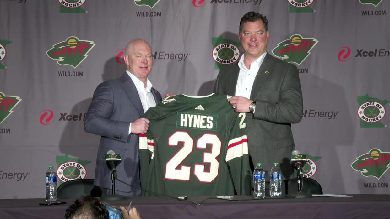 <div>The Minnesota Wild introduced John Hynes as their new head coach before morning skate on Tuesday at Xcel Energy Center.</div>