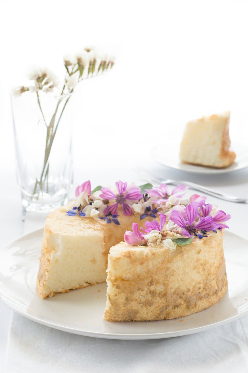 9) Top a Cake With Fresh Flowers