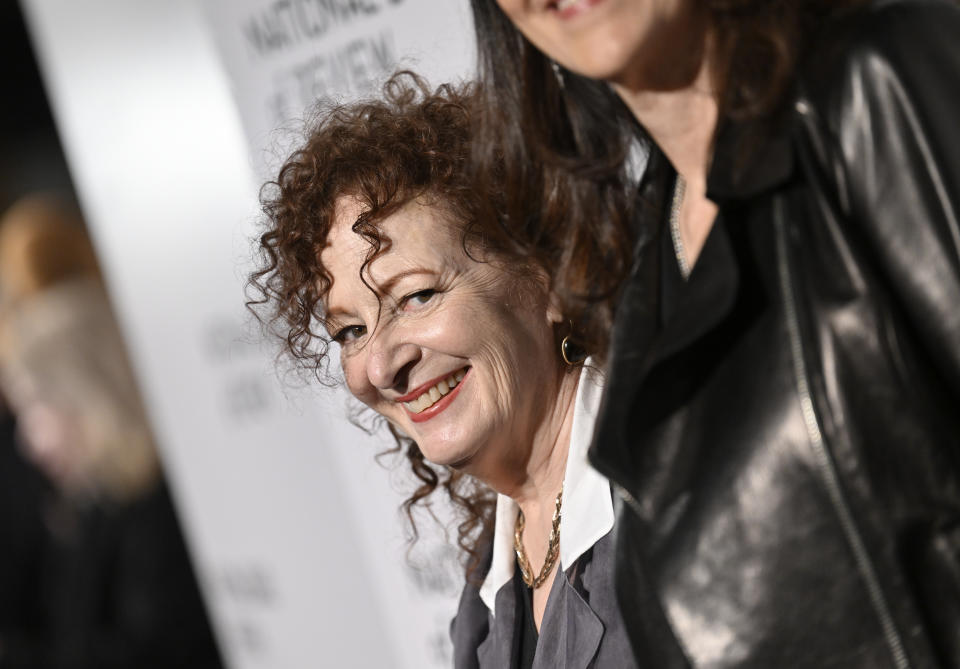 Nan Goldin attends the National Board of Review Awards Gala at Cipriani 42nd Street on Sunday, Jan. 8, 2023, in New York. (Photo by Evan Agostini/Invision/AP)