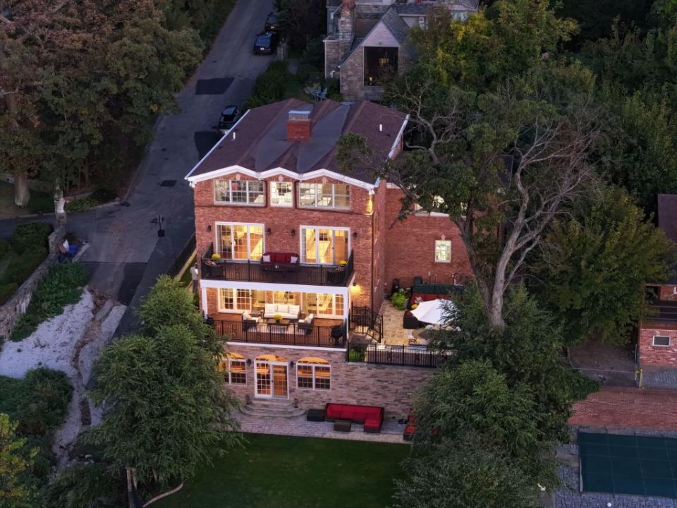 The residence spans a gracious four stories. Warren Young Photography