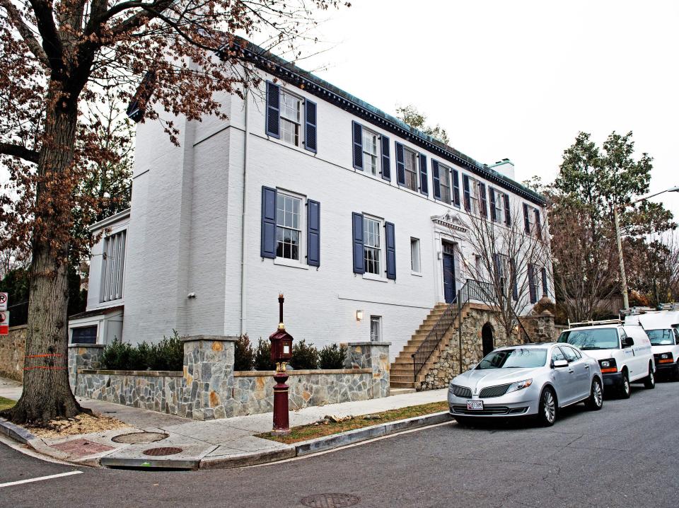 Jared Kushner and Ivanka Trump's house in Washington DC