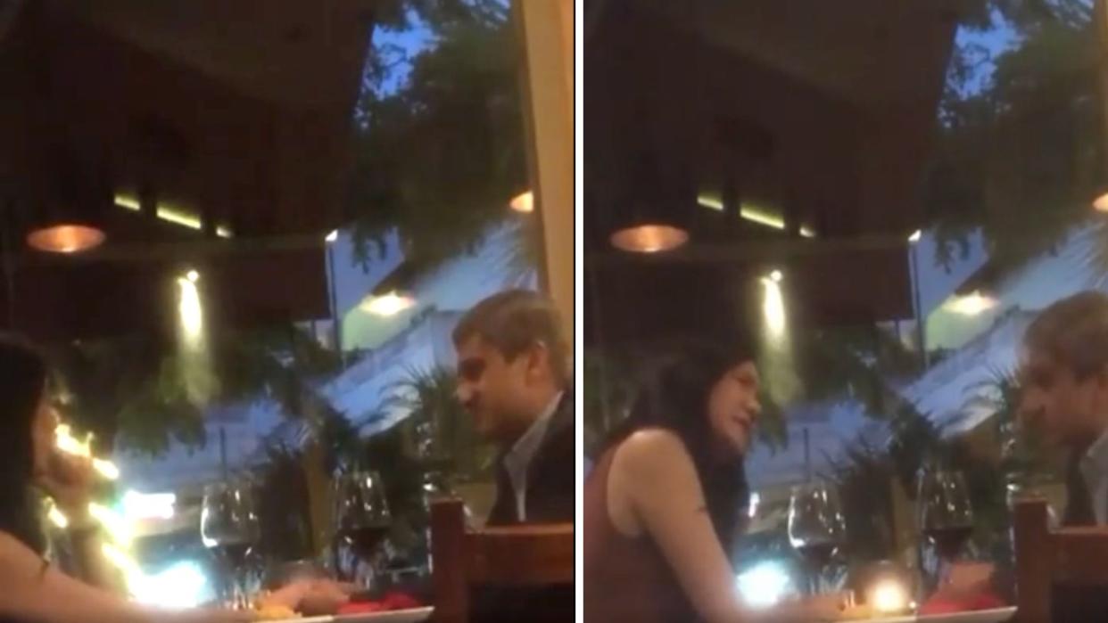 Leon Perera, Member of Parliament for Aljunied, seen dining with Nicole Seah, a candidate from the 2020 general election, in a video clip circulating on social media. The clip appears to show Perera holding and stroking Seah's hands.