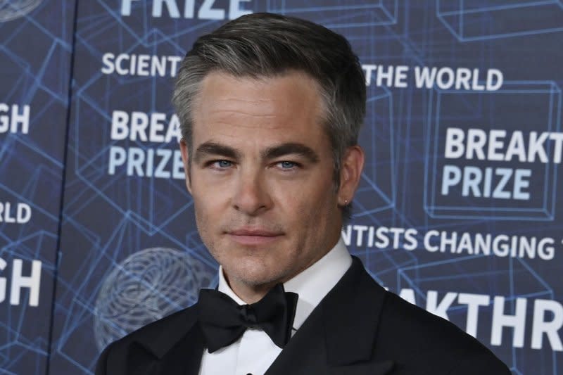 Chris Pine attends the Breakthrough Prize Awards in April. File Photo by Jim Ruymen/UPI