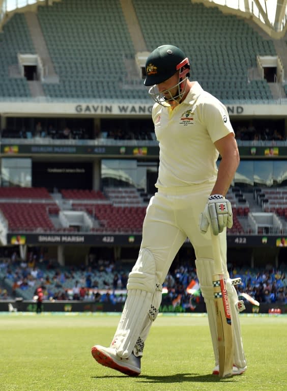 Shaun Marsh ended a run of low scores before he was dismissed on day five