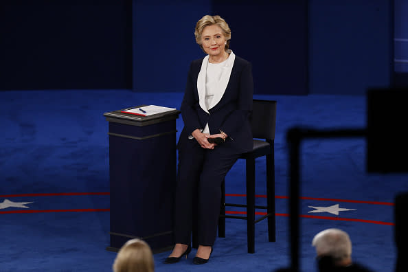 You can do something amazing with the pantsuit you wore on Election Day