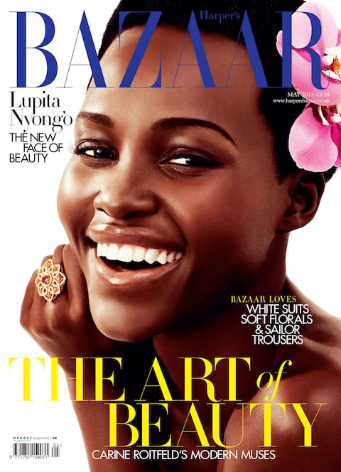 Lupita N'yongo by Alexi Lubomirski for Harper's Bazaar