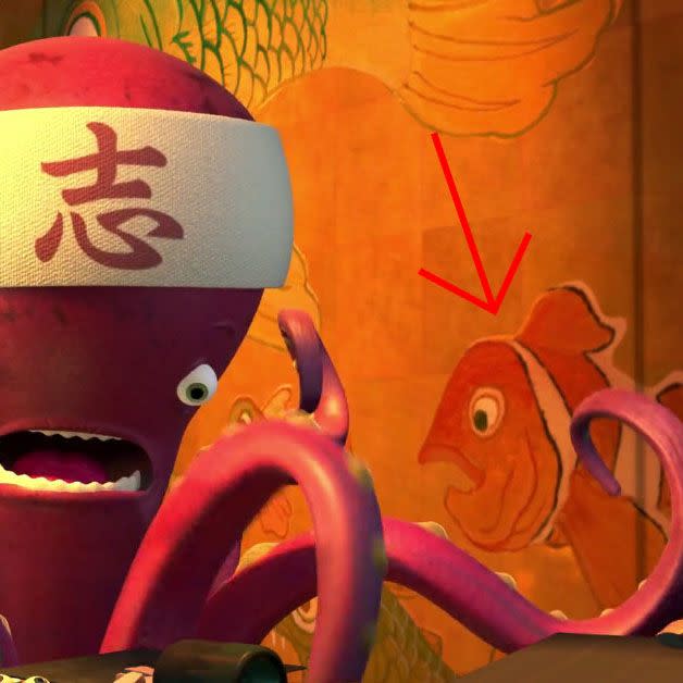 Pixar Easter Eggs - Nemo in Monsters