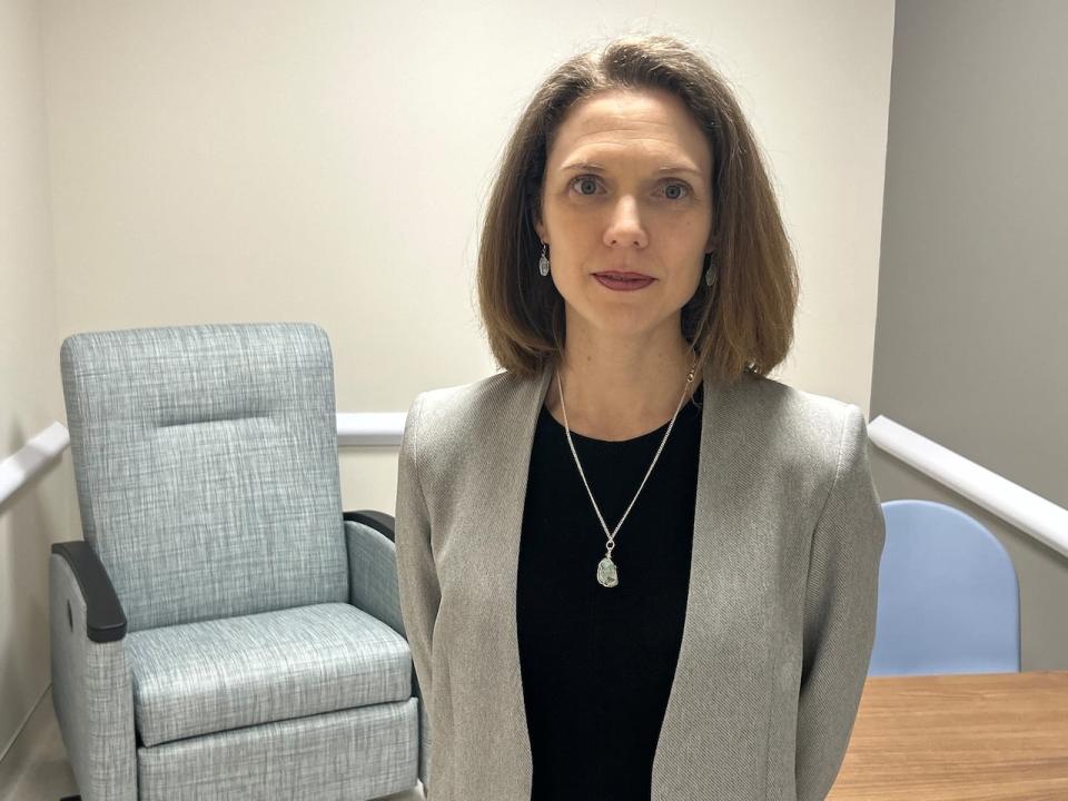 Rebecca Jesseman, executive director of mental health and addictions for Health P.E.I., at the new mental health and addictions ER in Charlottetown.  