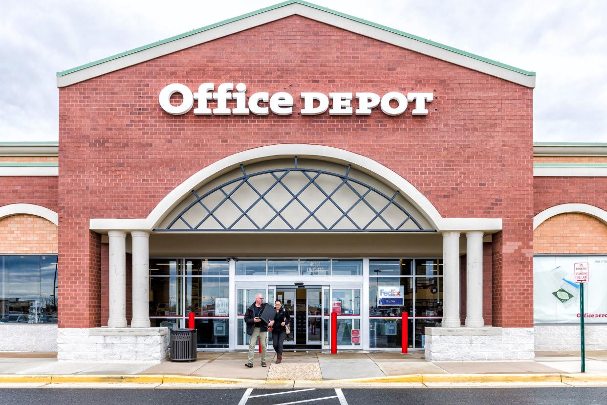 Office Depot store in Fairfax county, Virginia