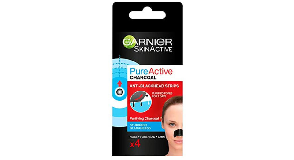 Garnier Pure Active Anti-Blackhead Charcoal Nose Strips 