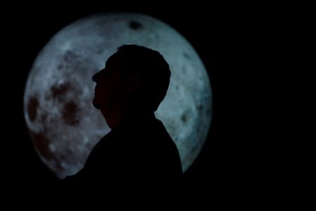 University of Colorado Boulder director of NASA/NLSI Lunar University Network for Astrophysics Research Burns stands for a portrait at the Fiske Planetarium