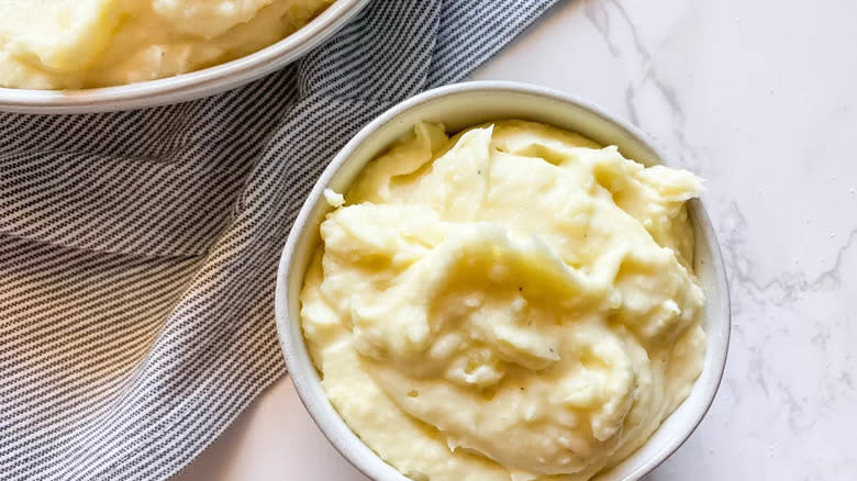 Creamy mashed potatoes