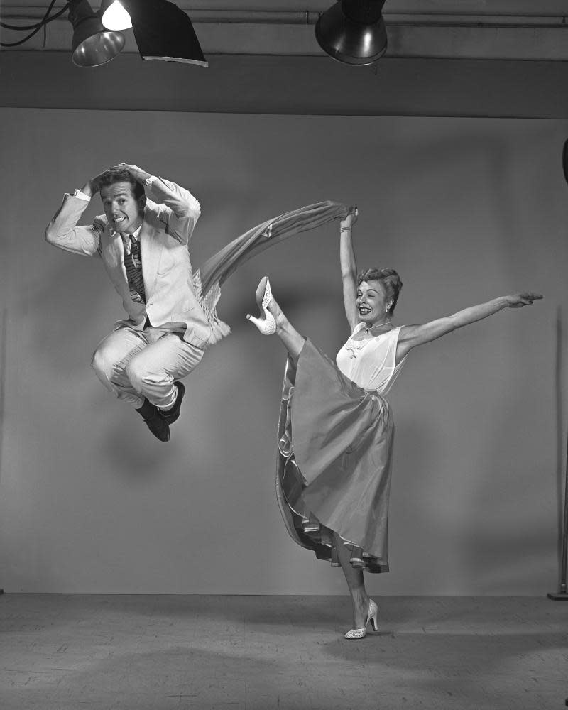 Marge and Gower Champion performing in 1952.