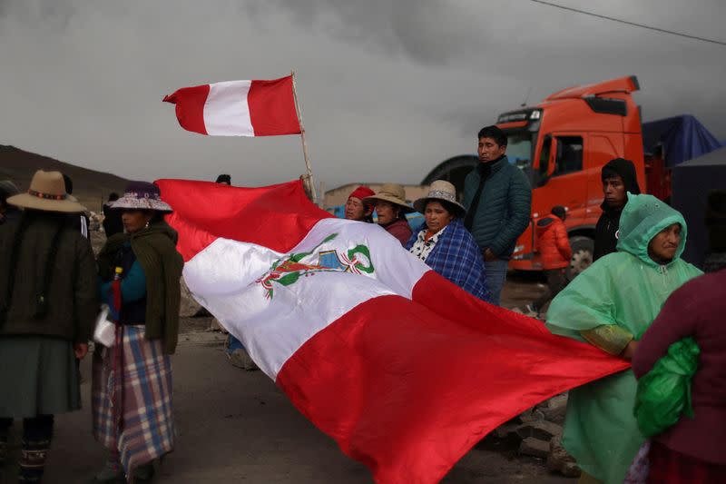 FILE PHOTO: Peru seeks mining investment revival with pledge to end 'chaos, disorder'