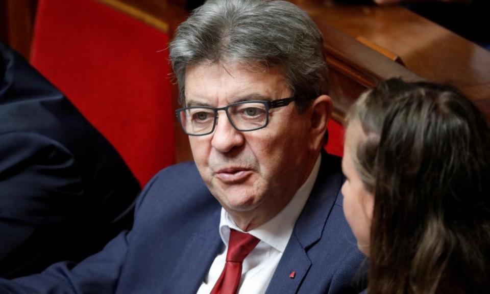 Jean-Luc Mélenchon at the National Assembly in Paris last week.