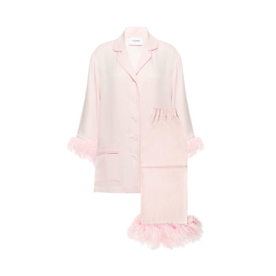 <p><a href="https://go.redirectingat.com?id=74968X1596630&url=https%3A%2F%2Fthe-sleeper.com%2Fen%2Fproduct%2Fpajama-set-with-feathers-in-light-pink%2F&sref=https%3A%2F%2Fwww.elle.com%2Ffashion%2Fshopping%2Fg41427524%2Fbreast-cancer-awareness-month-products%2F" rel="nofollow noopener" target="_blank" data-ylk="slk:Shop Now;elm:context_link;itc:0;sec:content-canvas" class="link ">Shop Now</a></p><p>Party Pajama Set with Detachable Feathers in Light Pink</p><p>the-sleeper.com</p><p>$390.00</p>