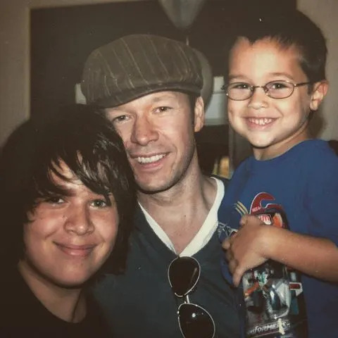 <p>Donnie Wahlberg Instagram</p> Donnie Wahlberg and his kids, Xavier and Elijah.