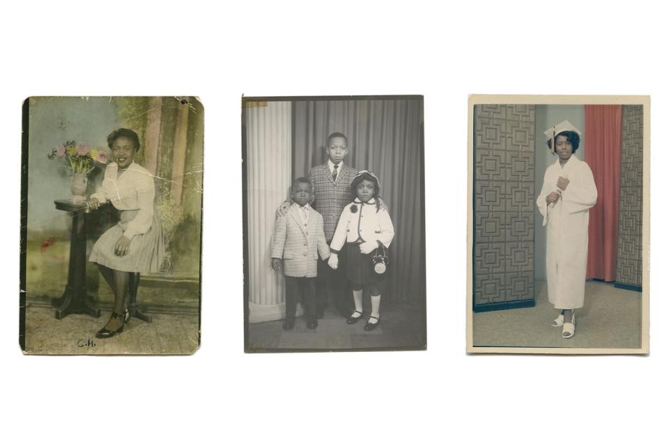 <i>C.H</i>, N.D. — <i>Asbury Sanders Jr. with siblings Sammy Lee and <i>Arlene Outten</i>, c. 1950s — Graduation Day</i>, N.D.