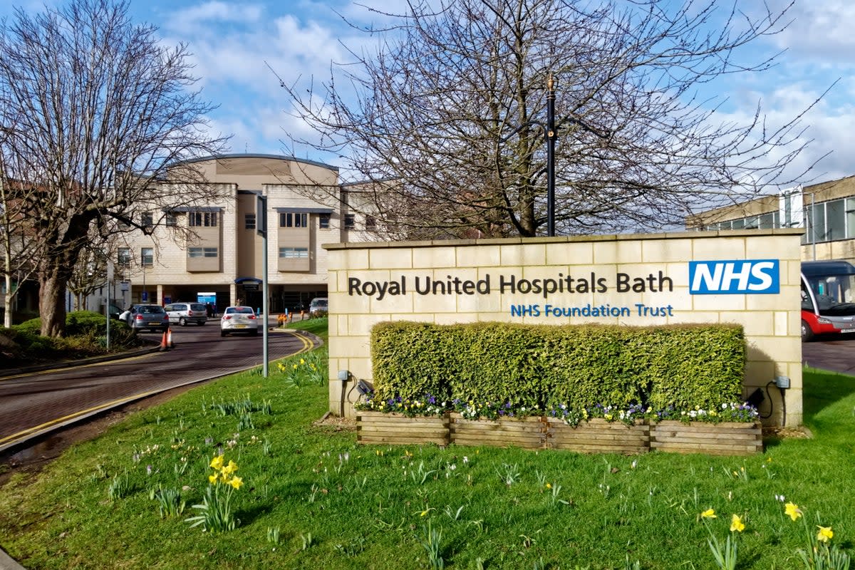 The Royal United Hospital in Bath was put on lockdown on Friday morning  (Shutterstock / Andrew Harker)