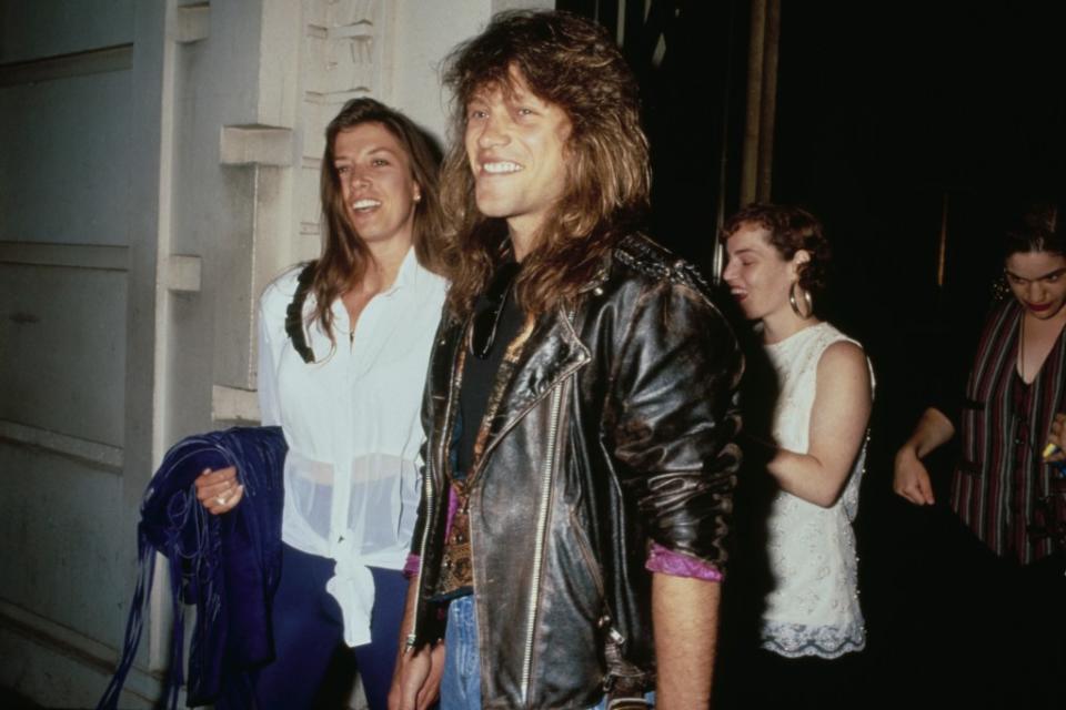 Jon Bon Jovi with Dorothea circa 1990. Getty Images