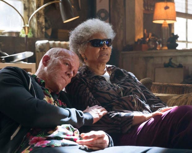 Ryan Reynolds as Deadpool/Wade Wilson and Leslie Uggams as Blind Al in "Deadpool 2"<p>20th Century Fox</p>