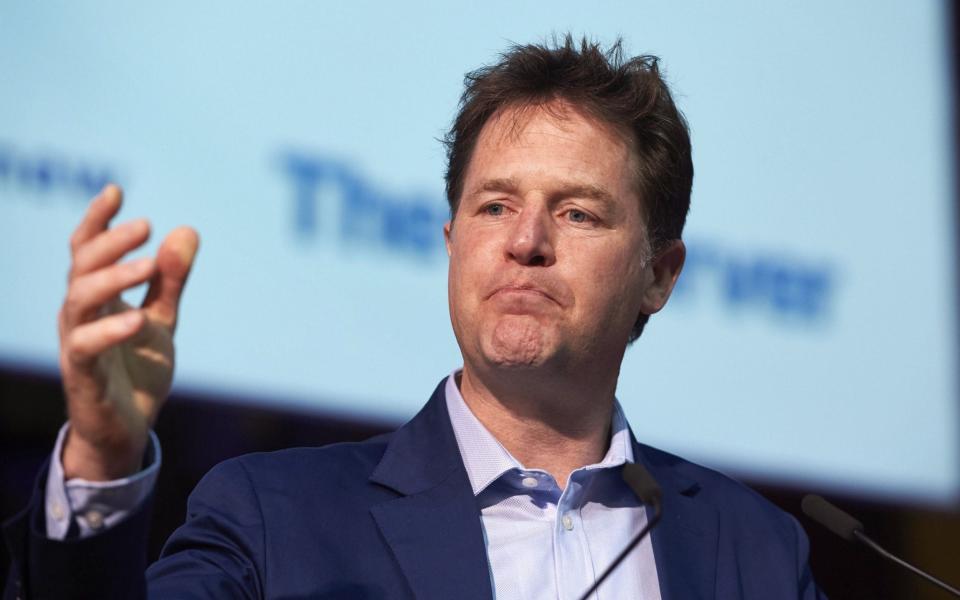 Nick Clegg led the Liberal Democrats up until 2015 - AFP