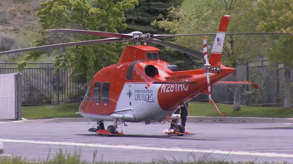 PHOTO: Search underway for 3 skiers missing in Utah avalanche on Lone Peak, May 9, 2024. (KTVX)