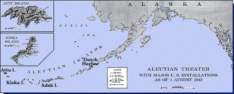 Aleutian island