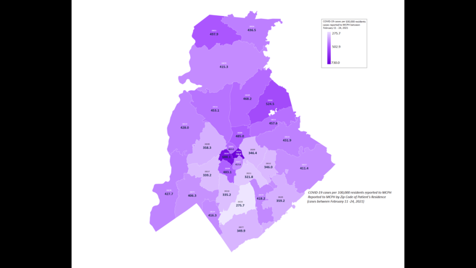 The most recent highest concentration of COVID-19 cases in Mecklenburg County is in Charlotte’s Cherry neighborhood.