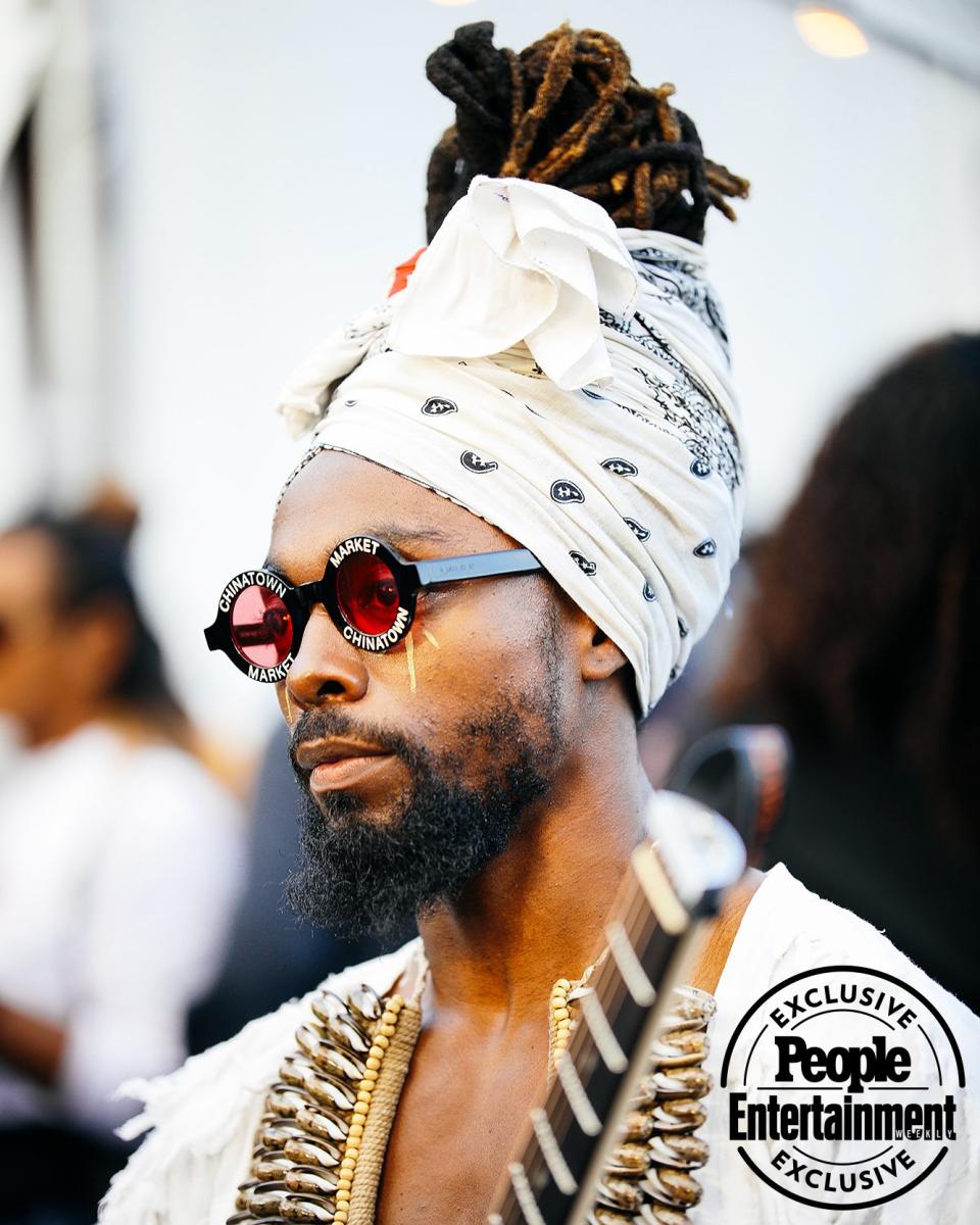 The crowd at the 2019 AfroPunk festival, held at Commodore Barry Park in Brooklyn, New York.