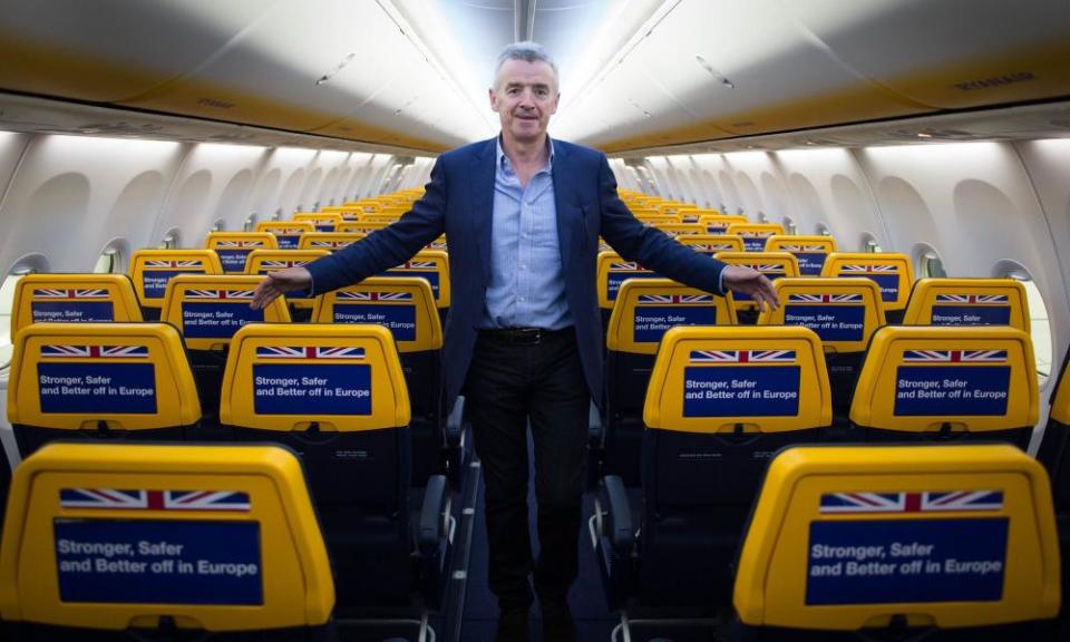 The Ryanair chief executive, Michael O’Leary