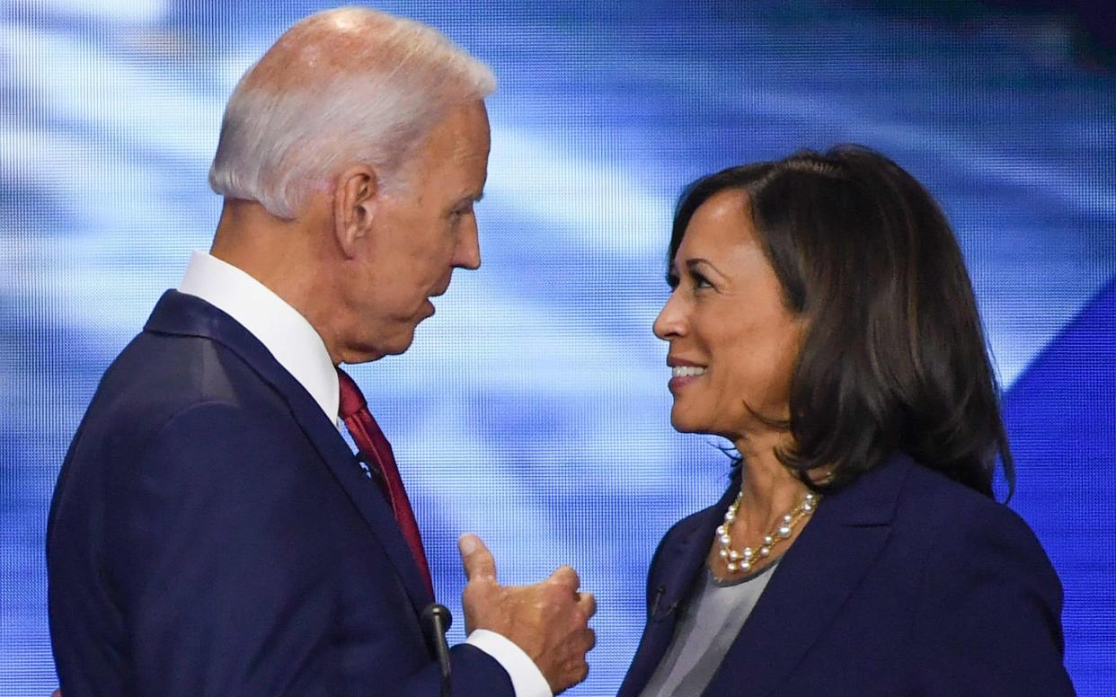 Biden's decision to choose Harris will not please the left wing of the Democratic party - GETTY IMAGES