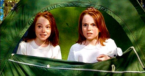 Hallie and Annie in "The Parent Trap"