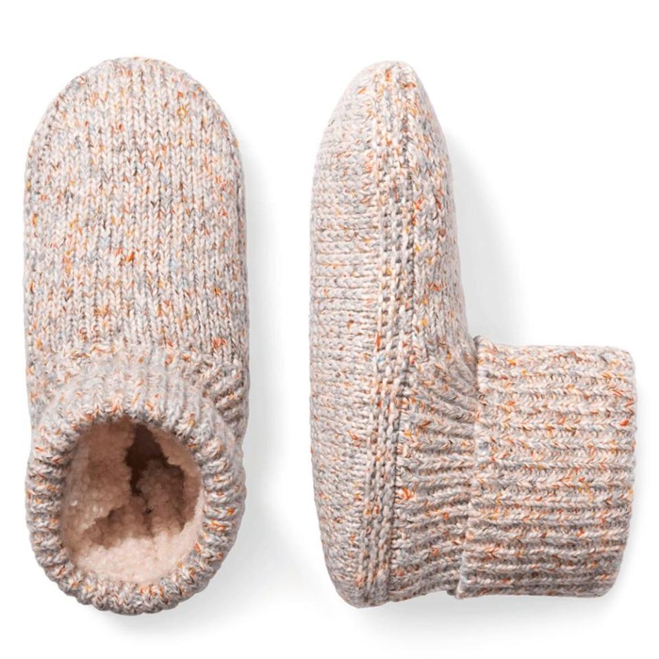 <p><a href="https://go.redirectingat.com?id=74968X1596630&url=https%3A%2F%2Fbombas.com%2Fproducts%2Fwomens-gripper-slipper-bootie-sherpa-lined&sref=https%3A%2F%2Fwww.bestproducts.com%2Flifestyle%2Fg45876965%2Fbest-cozy-gifts%2F" rel="nofollow noopener" target="_blank" data-ylk="slk:Shop Now;elm:context_link;itc:0;sec:content-canvas" class="link ">Shop Now</a></p><p>Gripper Slipper Bootie</p><p>bombas.com</p><p>$60.00</p>