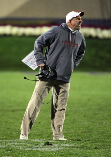 Nebraska Cornhuskers head coach Bo Pelini during the second half against the Northwestern Wildcats at Ryan Field. (David Banks-USA TODAY Sports)