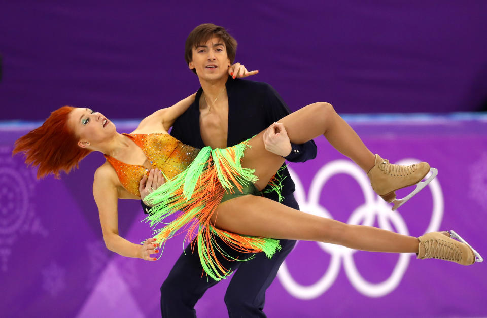 Russia’s Tiffani Zagorski and Jonathan Guerreiro (Getty Images)