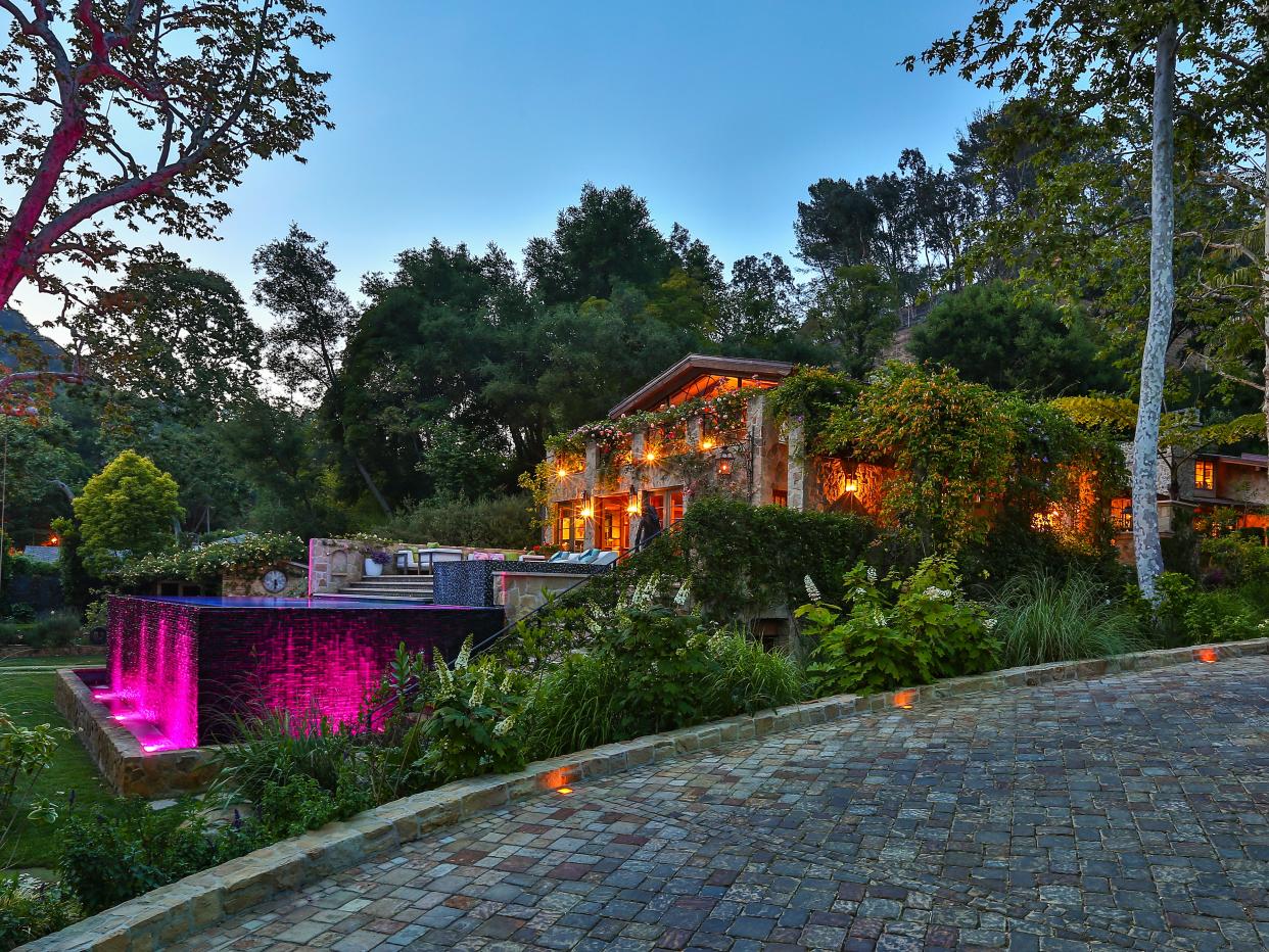 The outside of her Bel Air home.
