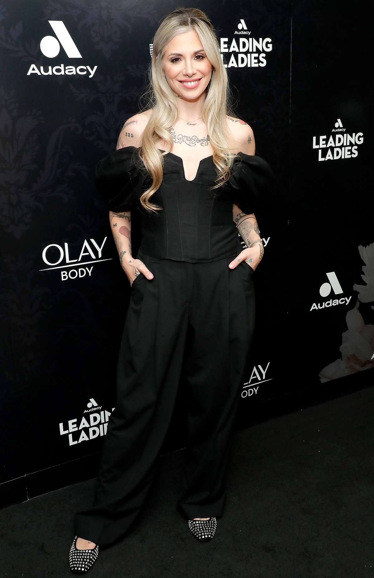 <p>Astrid Stawiarz/Getty Images</p> Christina Perri attends Audacy