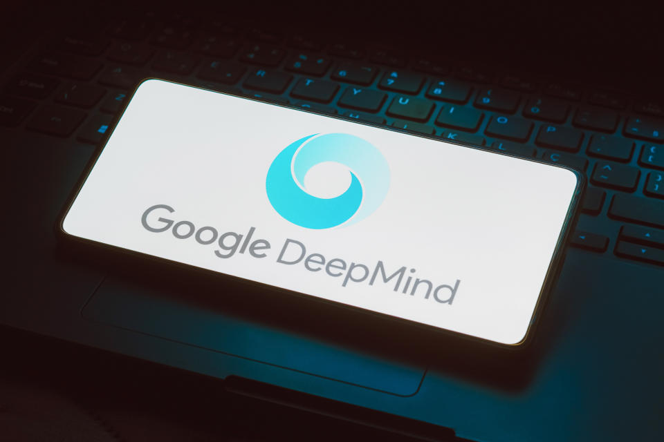 BRAZIL - 2023/11/24: In this photo illustration, the Google DeepMind logo is displayed on a smartphone screen. (Photo Illustration by Rafael Henrique/SOPA Images/LightRocket via Getty Images)