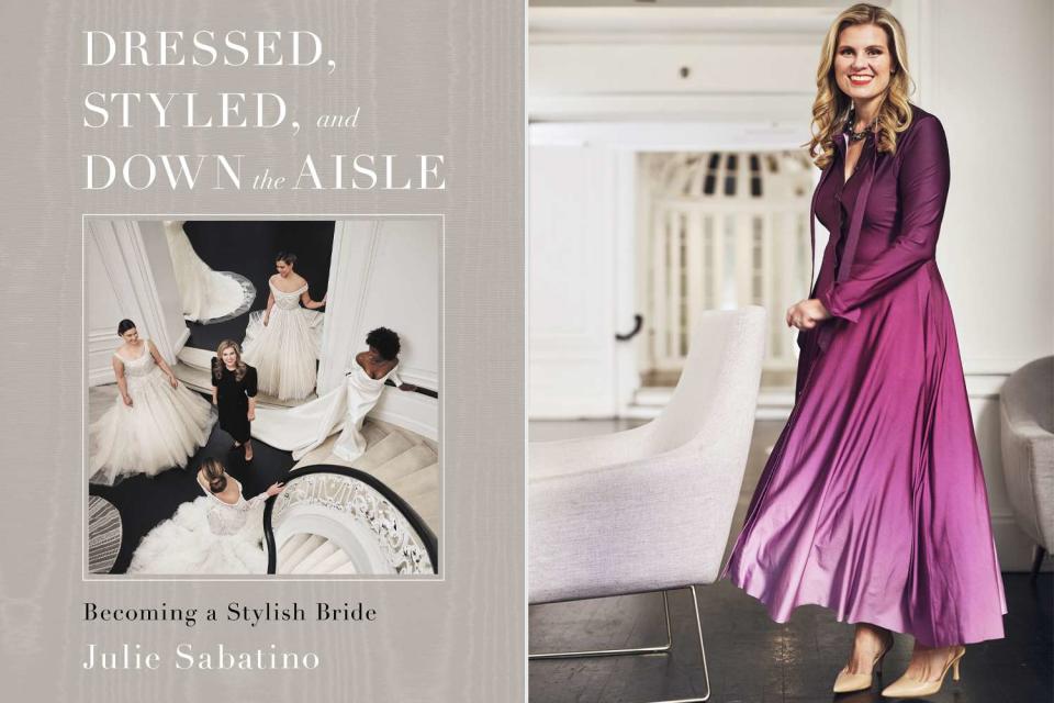 <p>Greenleaf Book Group Press; Christian Oth</p> Bridal Stylist Julie Sabatino, her book: Dressed, Styled, and Down the Aisle: Becoming a Stylish Bride by Julie Sabatino