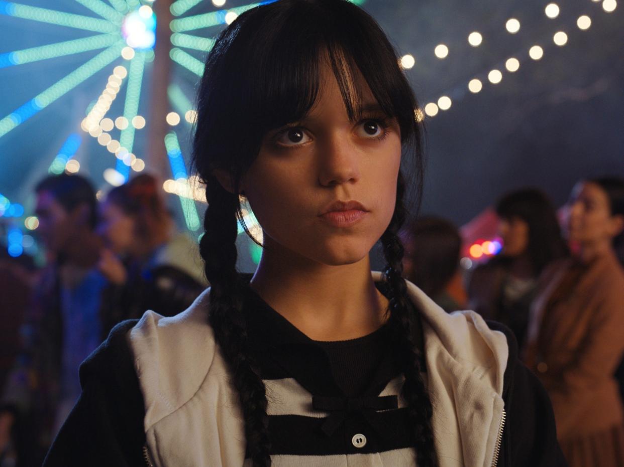 Jenna Ortega as Wednesday Addams in Netflix's "Wednesday."